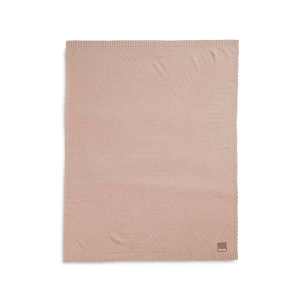 Pointelle Blanket-Blushing Pink