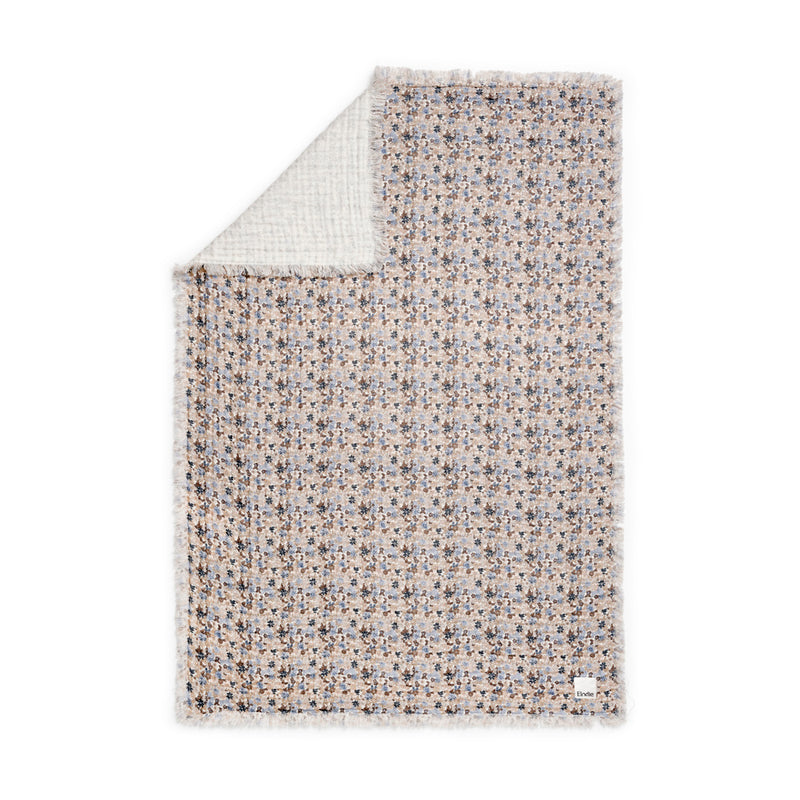 Soft Cotton Blanket-Blue Garden Light
