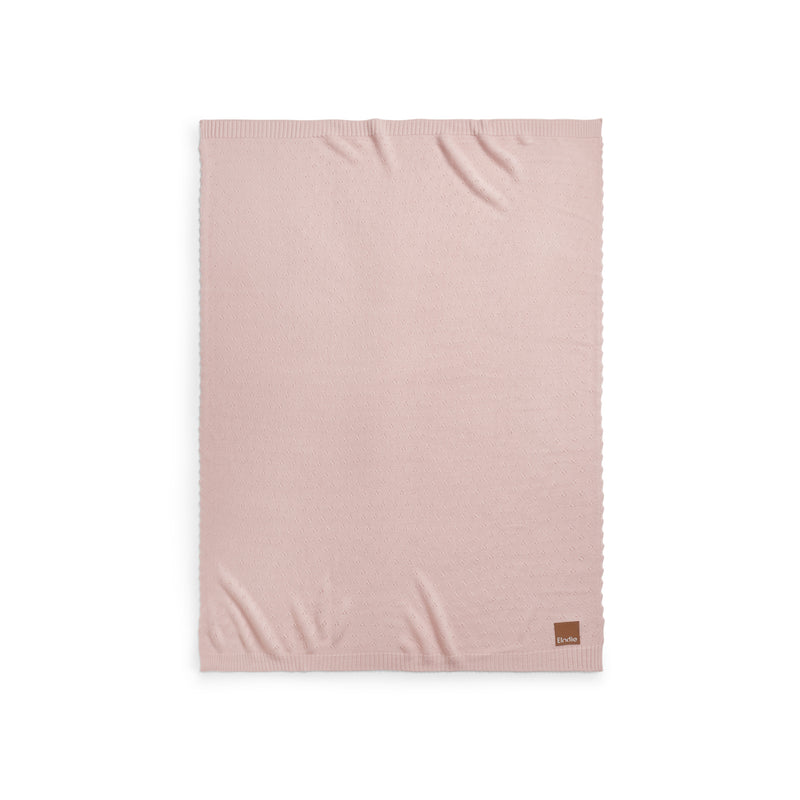 Pointelle Blanket-Misty Pink