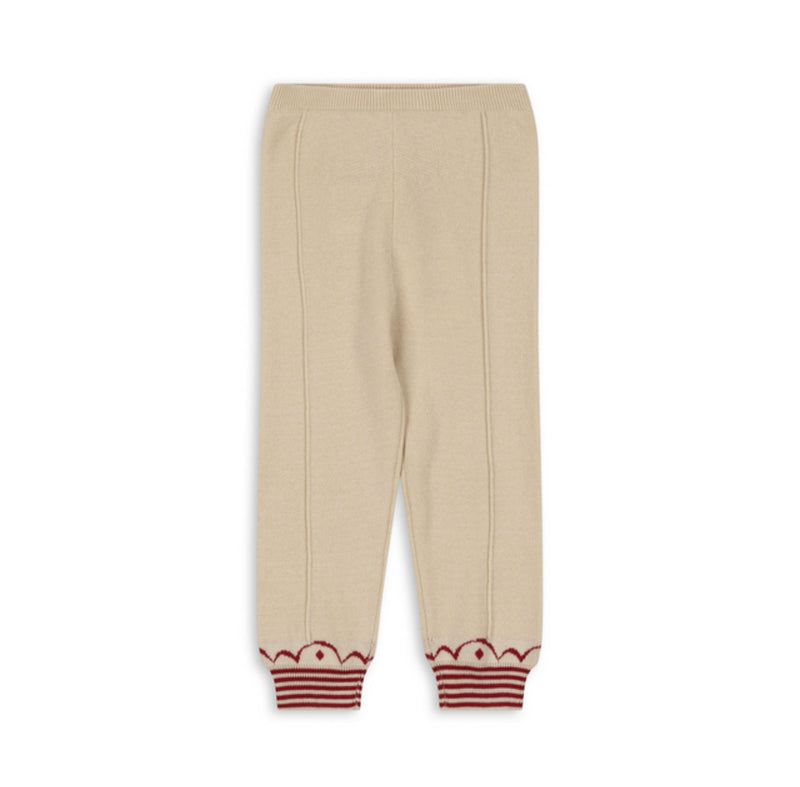 WHAMIE KNIT PANT GOTS-OFF WHITE