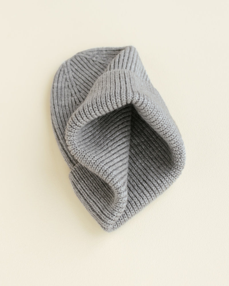 Beanie Fonzie KIDS  (Grey Melange)