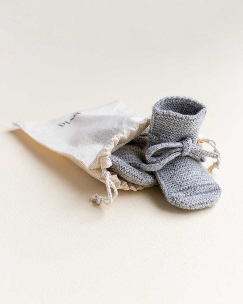 Booties 羊毛靴子-Grey Melange