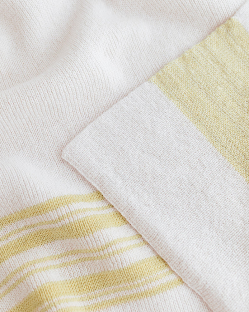 Blanket Gilbert (Silver / Light Yellow)