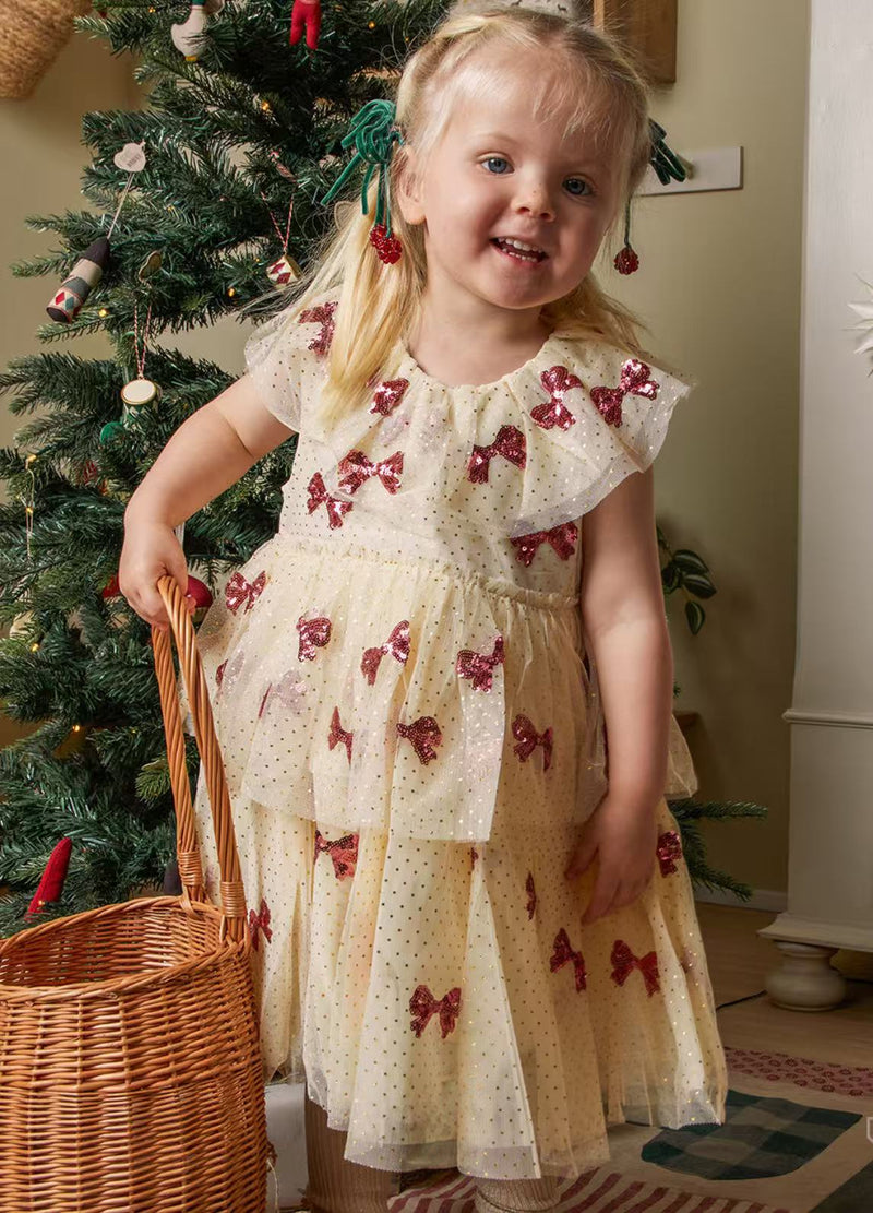 YVONNE FAIRY DRESS-BOWIE RED