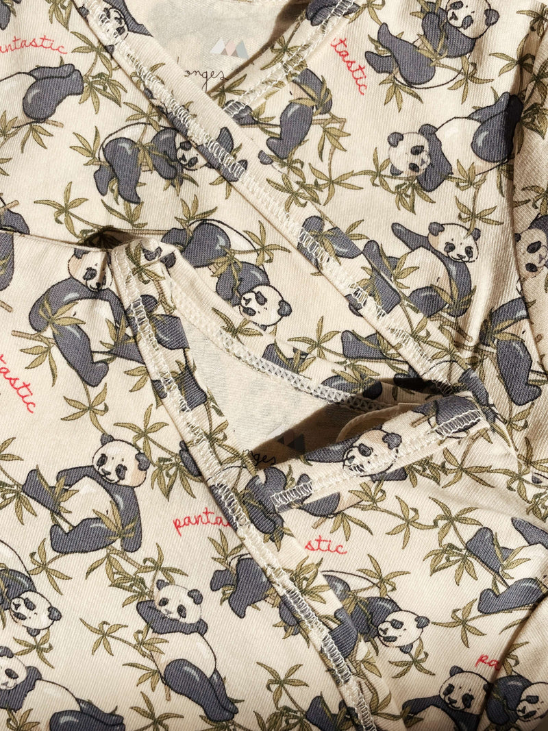 BASIC ONESIE GOTS-PANDA