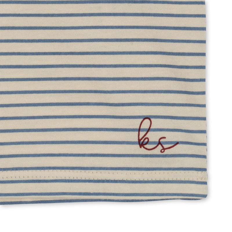 FAMO TEE GOTS-STRIPE BLUIE