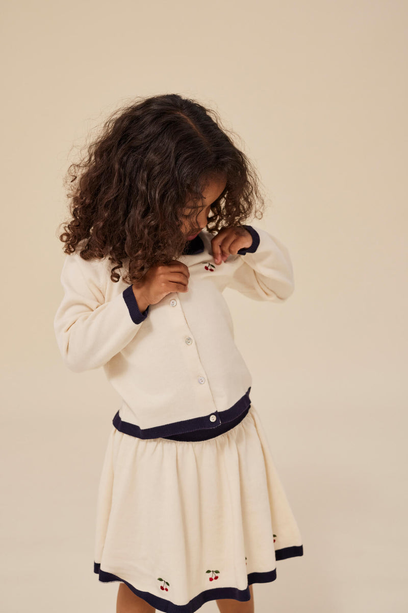 VENTON KNIT CARDIGAN-OFF WHITE