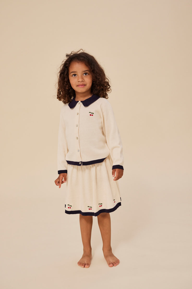 VENTON KNIT SKIRT-OFF WHITE