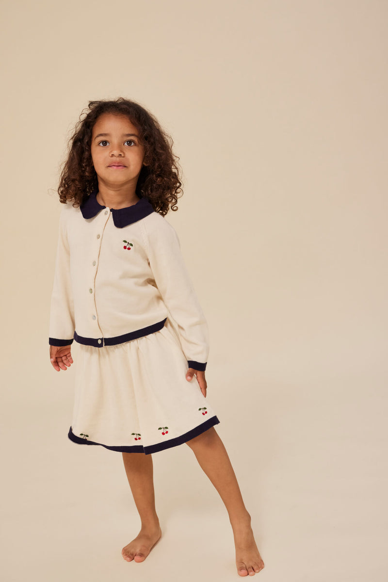 VENTON KNIT SKIRT-OFF WHITE