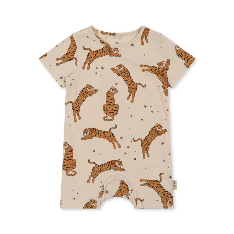 BASIC ROMPER GOTS-TIGER SAND