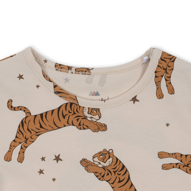 BASIC ROMPER GOTS-TIGER SAND