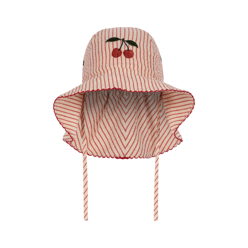 ELLIE SUN HAT-AMOUR STRIPE