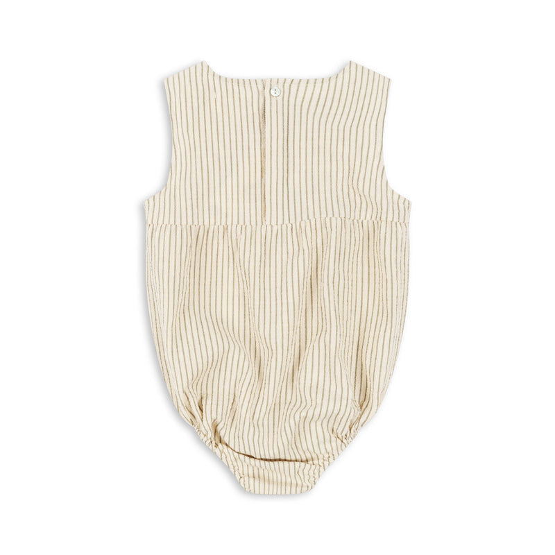 ELLIOT ROMPER GOTS-TEA STRIPE