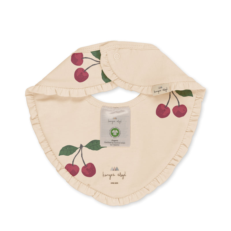 BASIC 2 PACK FRILL BIB-MA GRANDE CERISE/NOUVELLE PEACH