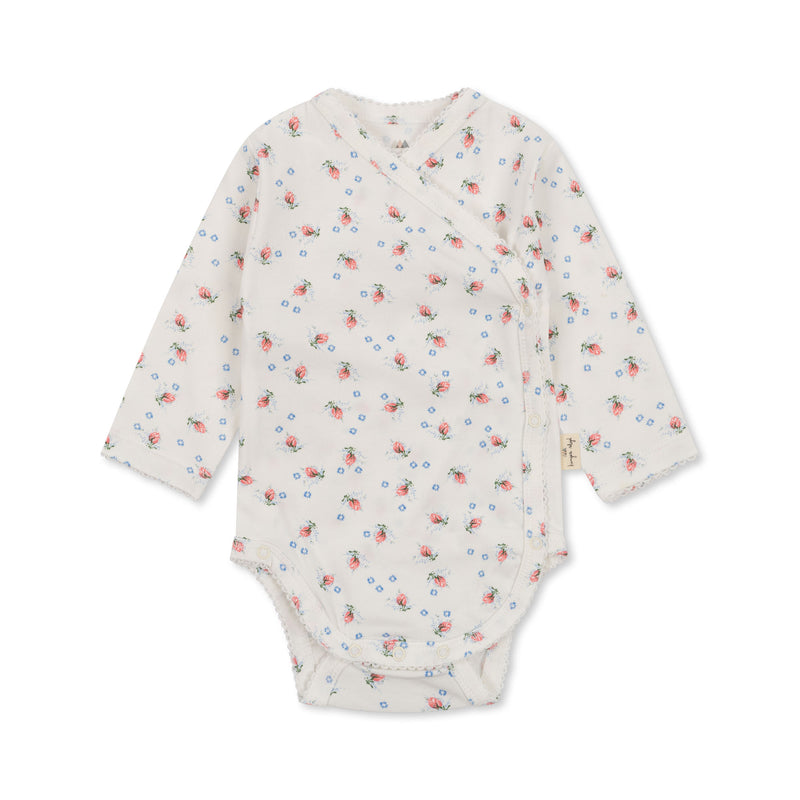 BASIC LS NEWBORN BODY GOTS-BRISE WHITE