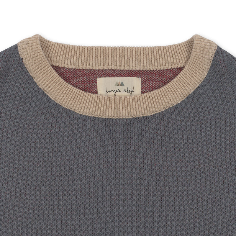 LAPIS KNIT BLOUSE GOTS-SAIL AWAY
