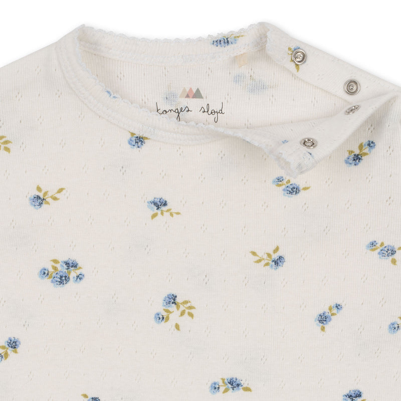 MINNIE ONESIE GOTS-BONDEROSE BLUE
