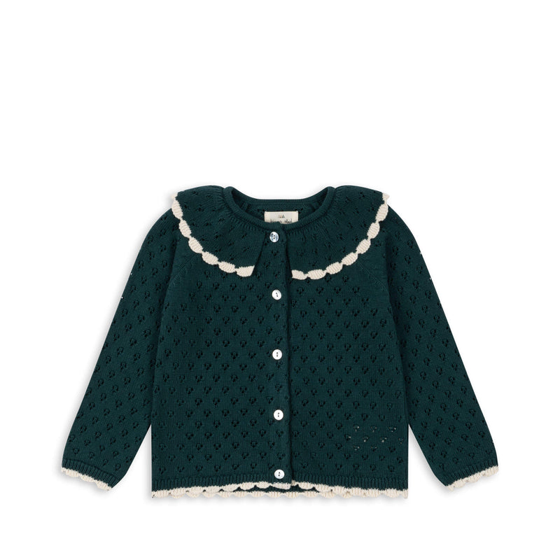 HOLIDAY KNIT CARDIGAN-FOREST