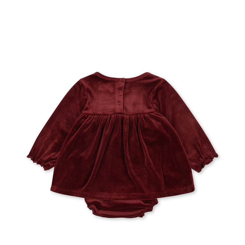 JINGLE ROMPER DRESS-JOLLY RED