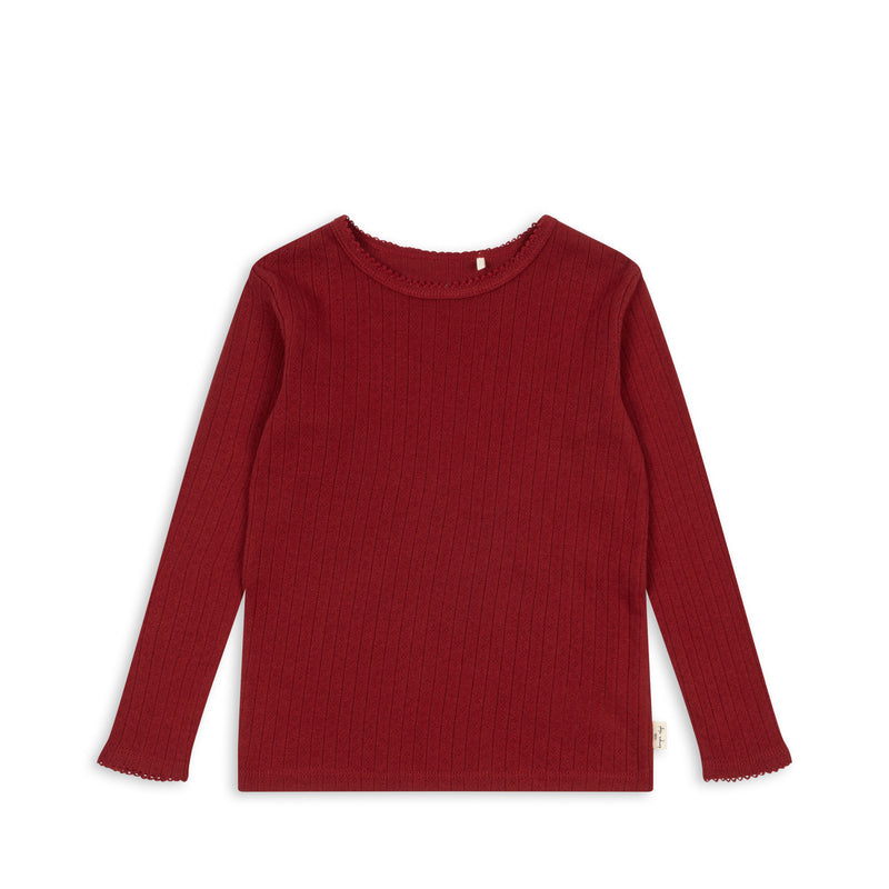MINNIE BLOUSE GOTS-JOLLY RED