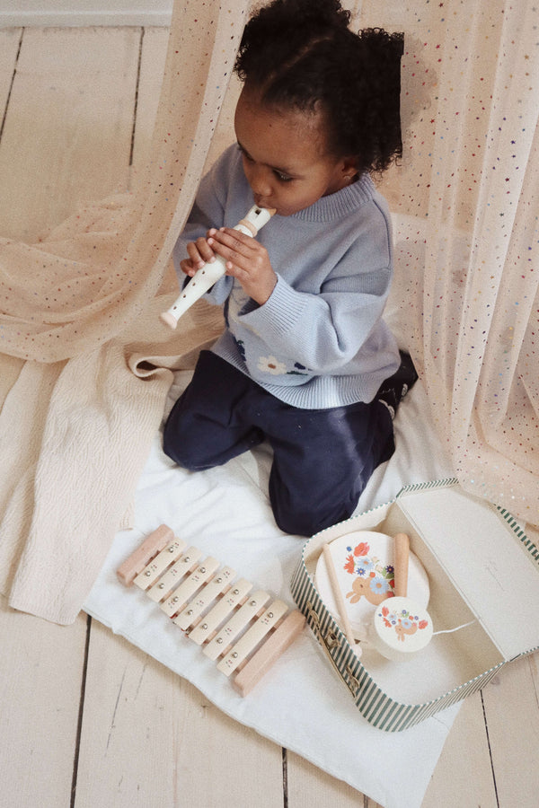 WOODEN MUSIC SET BUNNY FSC