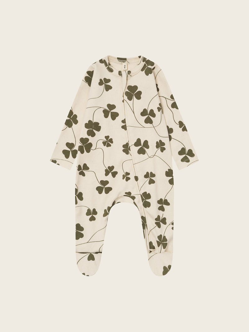 Clover Zip Sleepsuit  Undyed