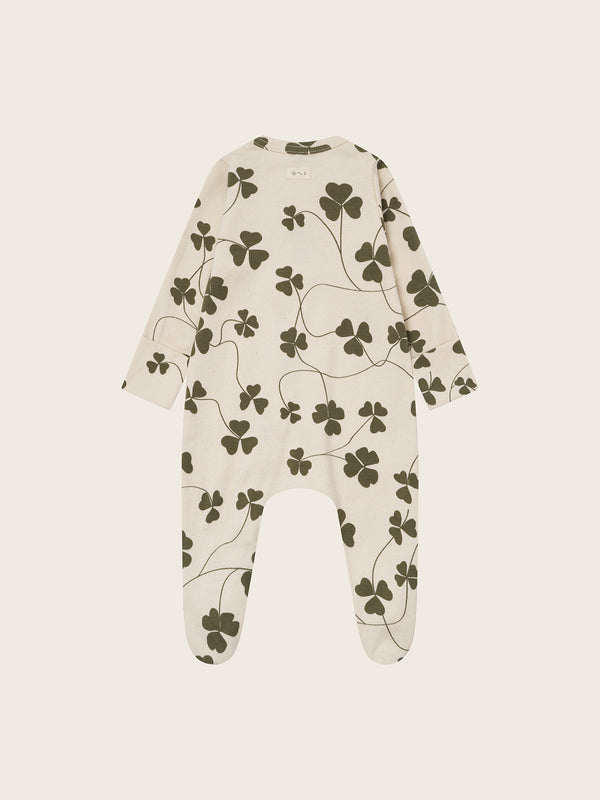 Clover Zip Sleepsuit  Undyed