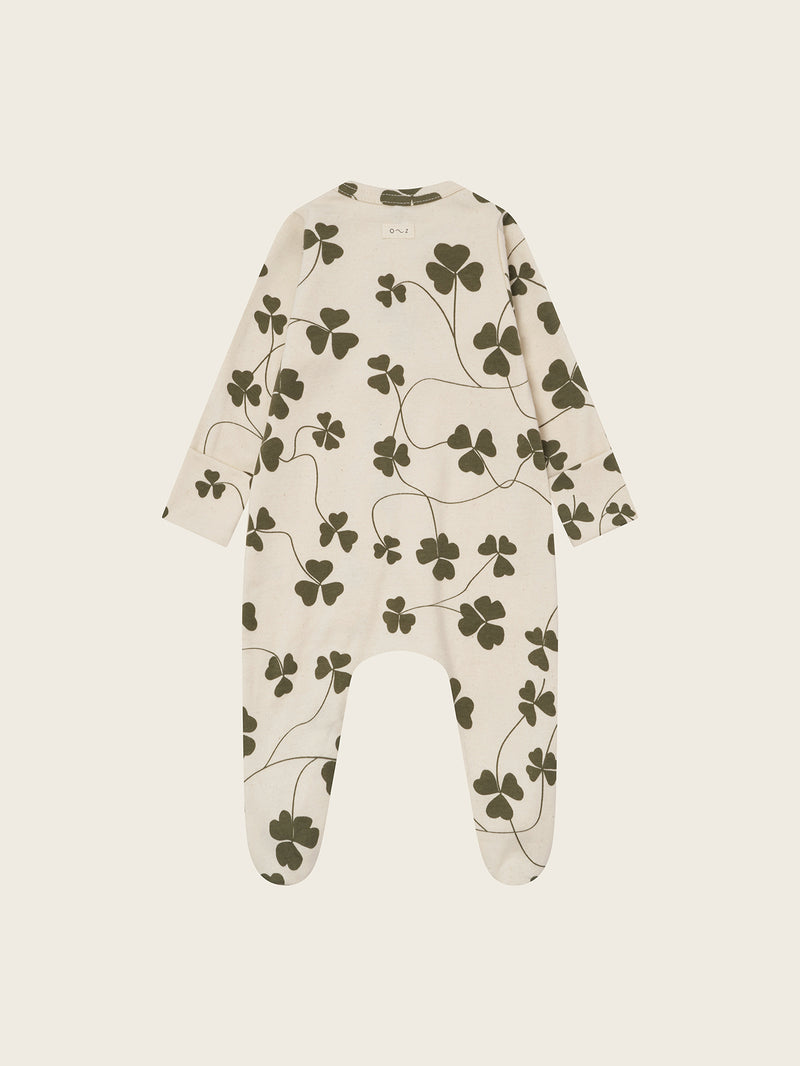 Clover Zip Sleepsuit  Undyed