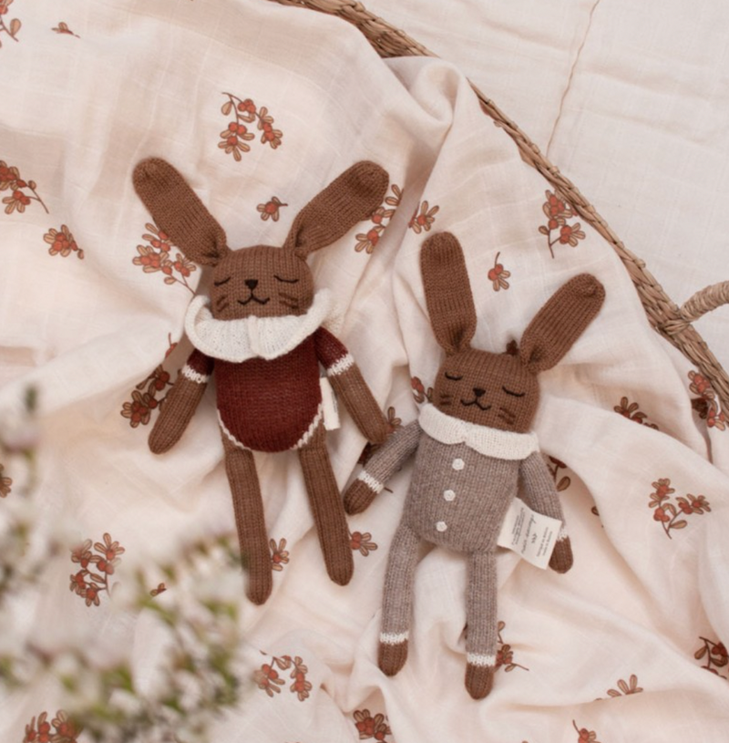 Bunny knit toy 小兔-羊鴕毛公仔| sienna bodysuit