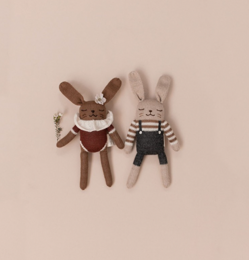 Bunny knit toy 小兔-羊鴕毛公仔| sienna bodysuit