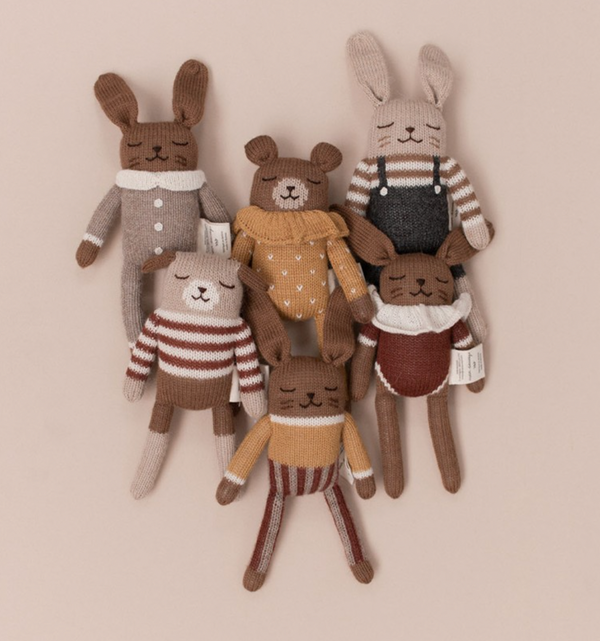 Bunny knit toy 小兔-羊鴕毛公仔| sienna bodysuit