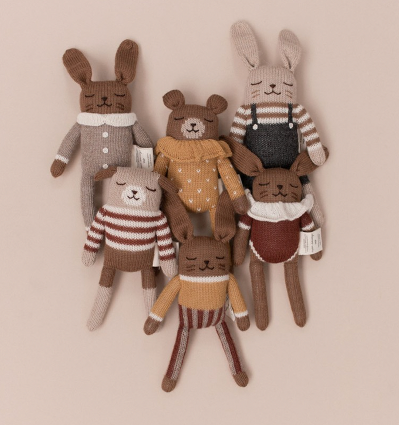 Bunny knit toy 小兔-羊鴕毛公仔| sienna bodysuit