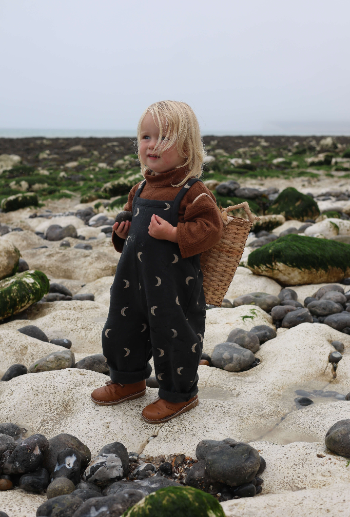 Charcoal Midnight Dungarees