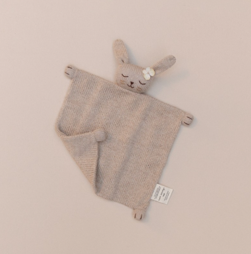 Knit cuddle cloth 安撫巾| bunny sand