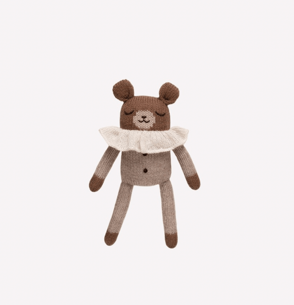 Teddy knit toy | oat pyjamas
