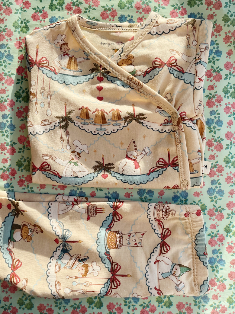 BASIC BODY/PANTS SET GOTS-LET IT SNOW