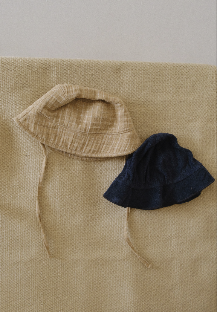Navy Terry Sun Hat