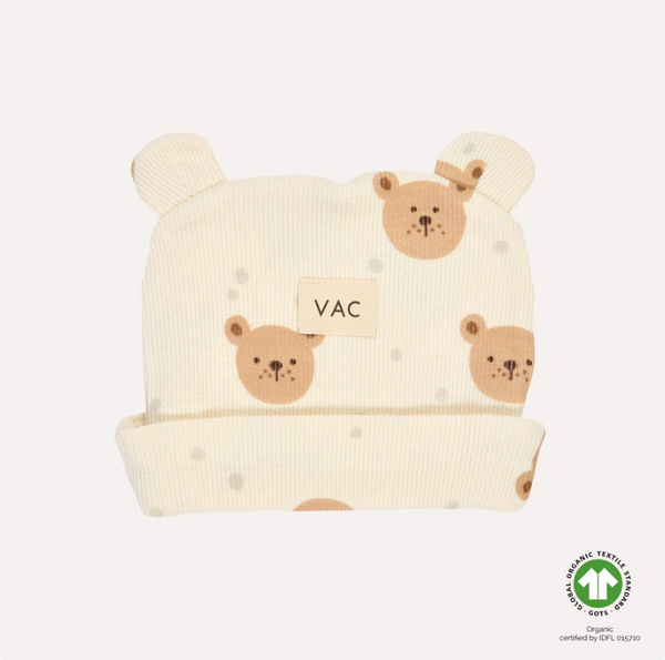BENJI beanie w. ears-Teddy tumble