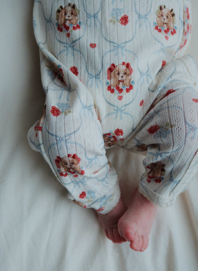 MINNIE ONESIE GOTS-PUPPY is
