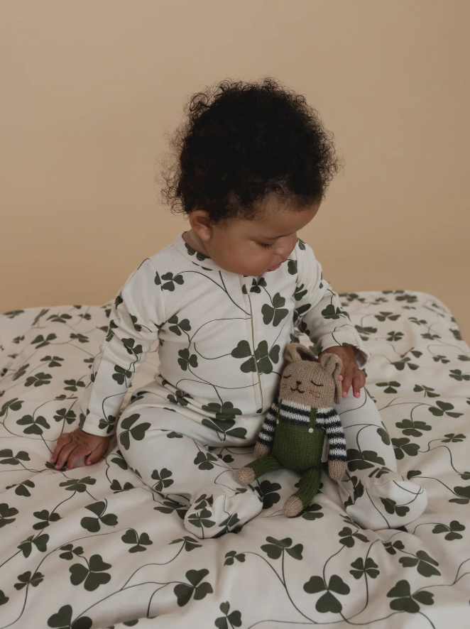Clover Zip Sleepsuit  Undyed
