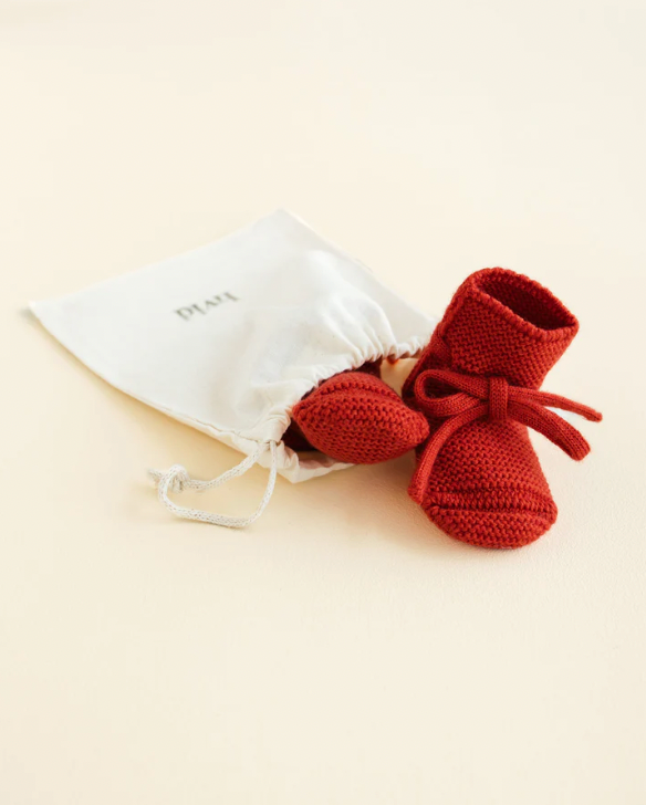 Booties 羊毛靴子-Red