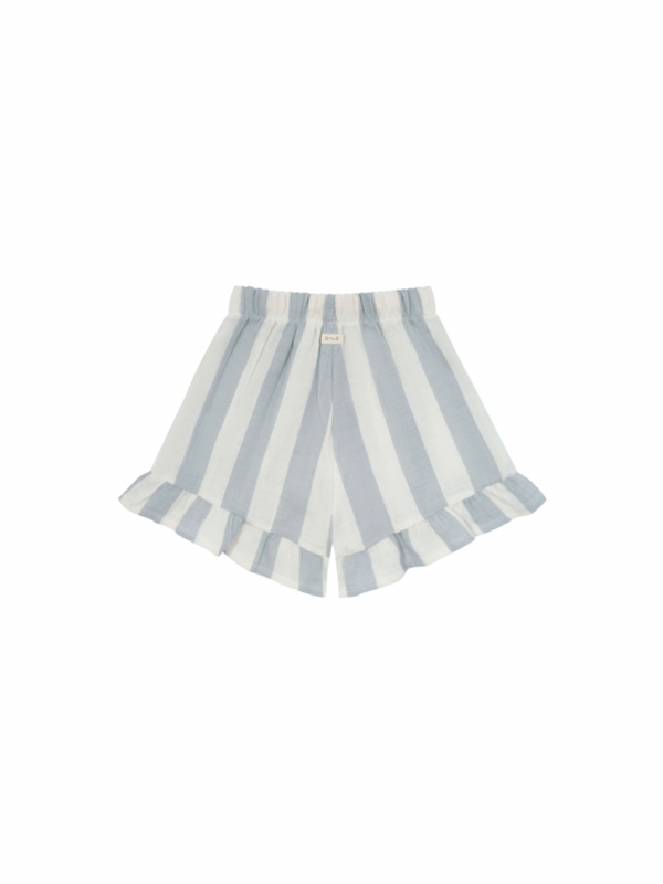 Sardine Stripes Frill Shorts