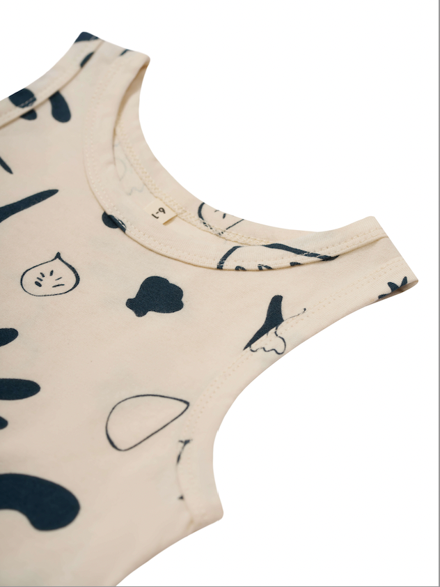 Capri Vest Undyed Cotton