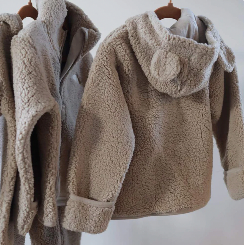 PELUCHE teddy jacket w. ears