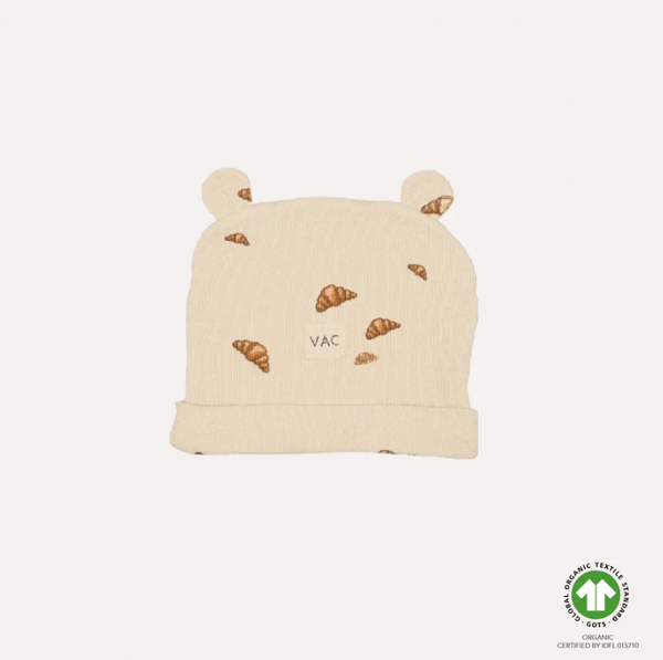 BENJI beanie w. ears-Croissant mini