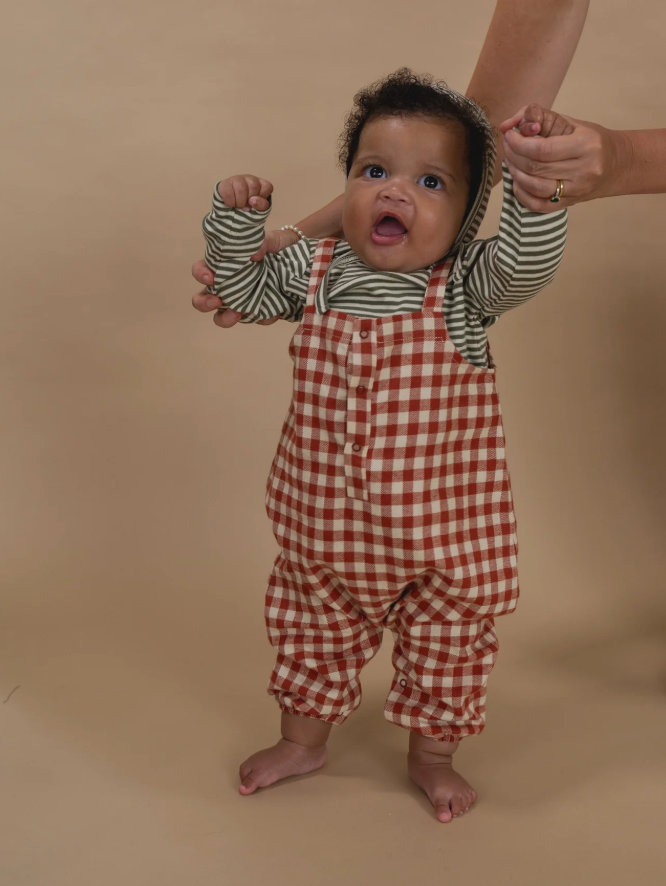 Paprika Gingham Salopette