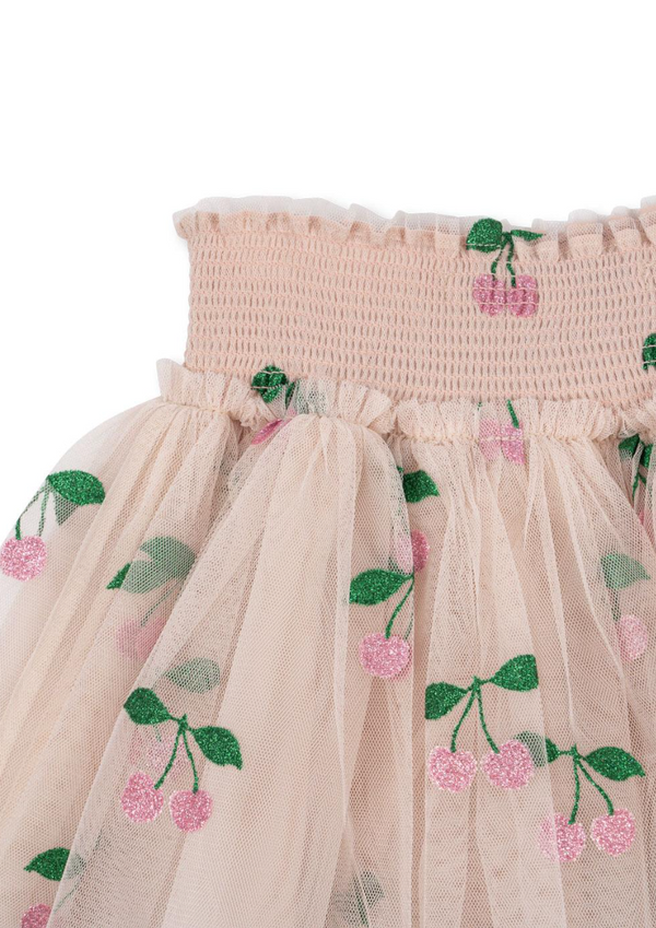 TULLIE SMOCK SKIRT-MA GRANDE CERISE PINK GLITTER