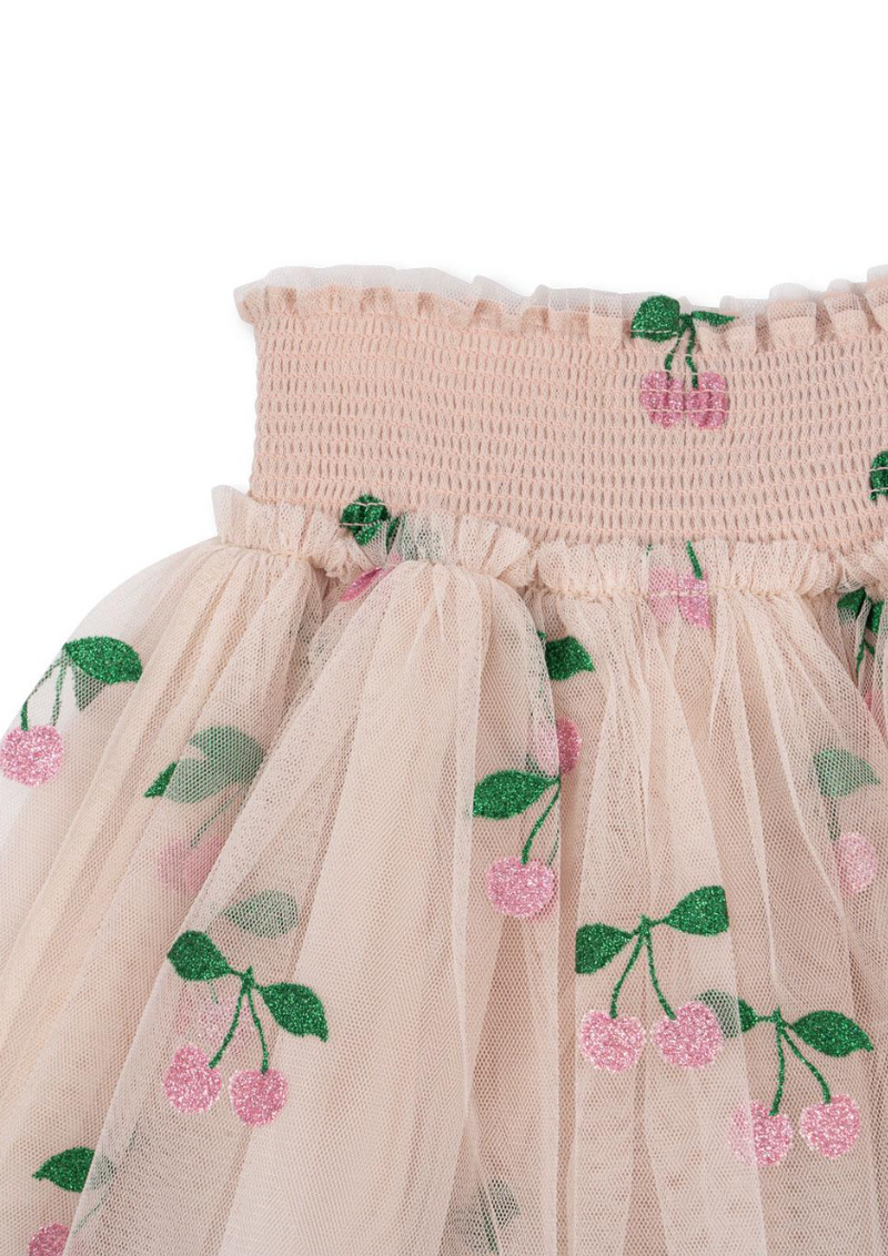 TULLIE SMOCK SKIRT-MA GRANDE CERISE PINK GLITTER