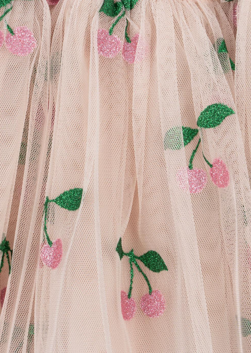 TULLIE SMOCK SKIRT-MA GRANDE CERISE PINK GLITTER