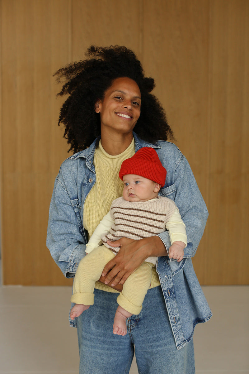 Vest Harvey BABY (Cream/Mocha)